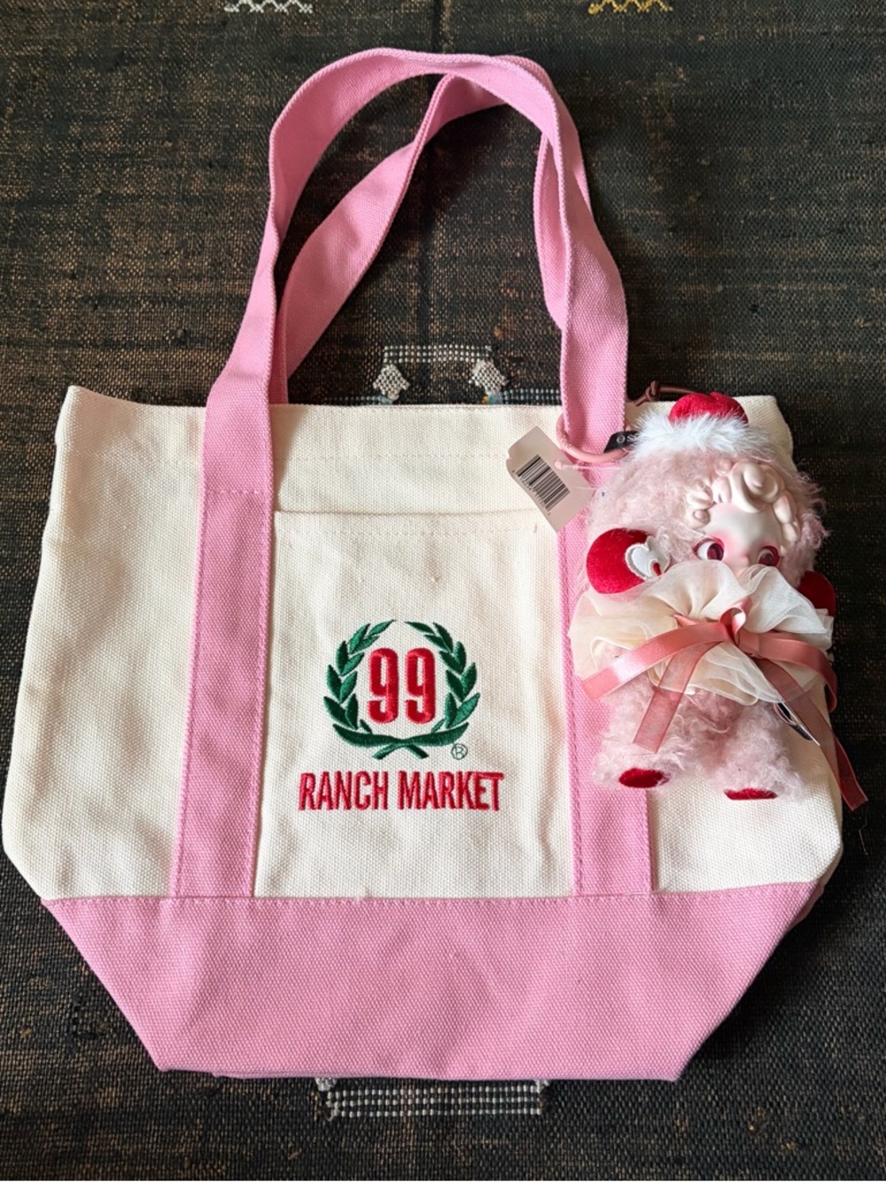NWT 99 Ranch Mini Market Tote in Pink